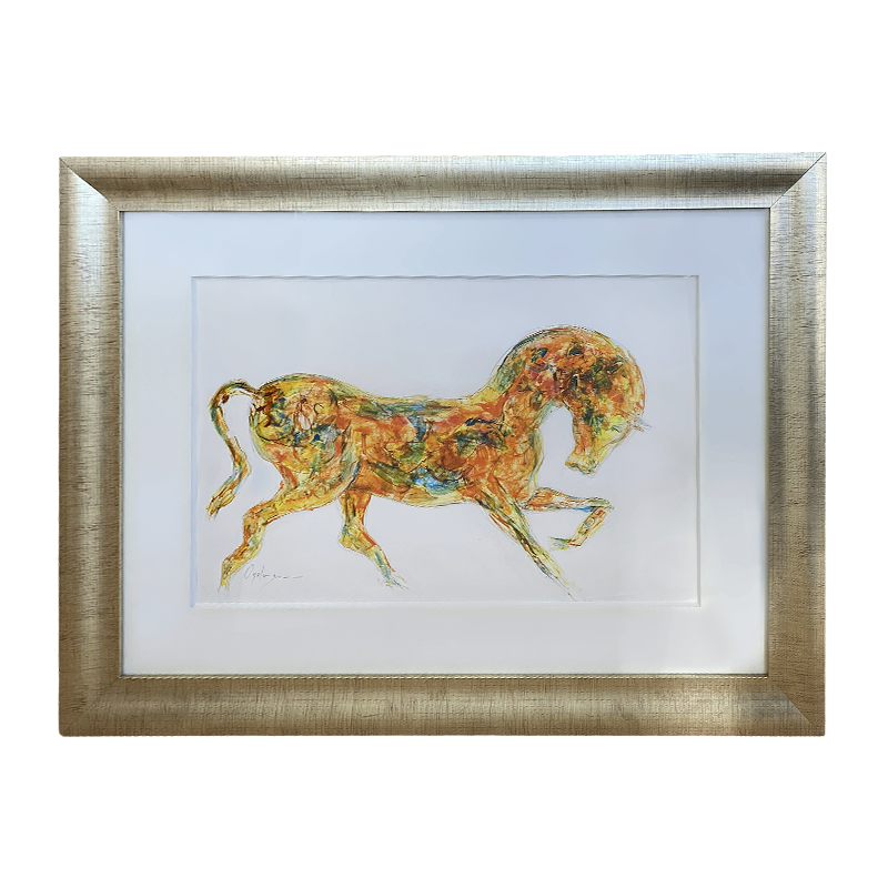 Caballo acuarela