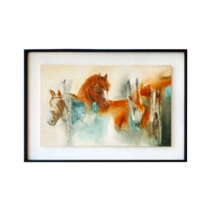 caballos obra de arte
